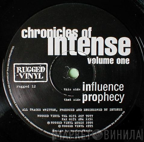 Intense  - Chronicles Of Intense (Volume One)