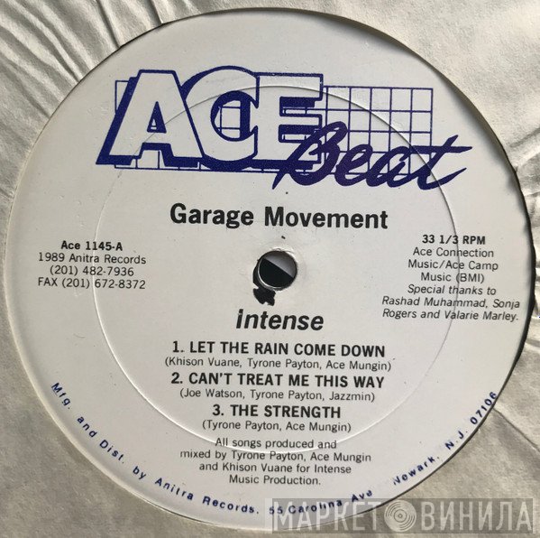 Intense  - Garage Movement EP