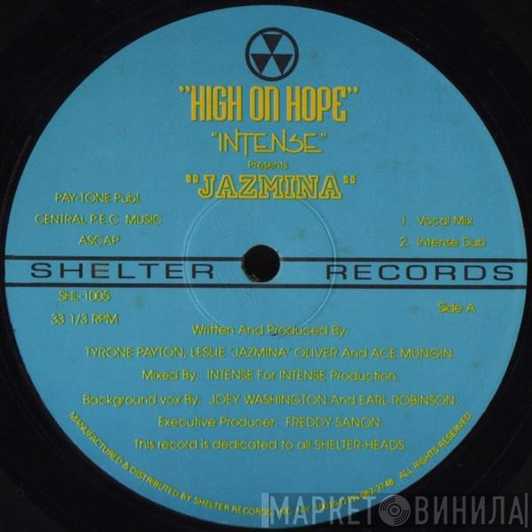 Intense , Jazmina - High On Hope