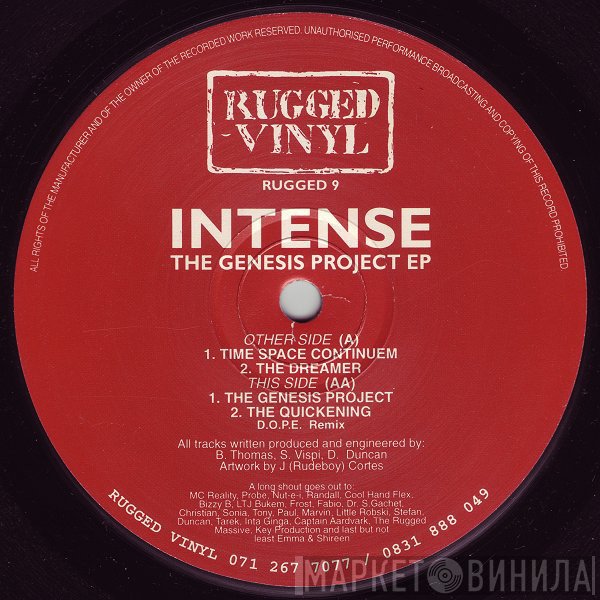 Intense  - The Genesis Project EP