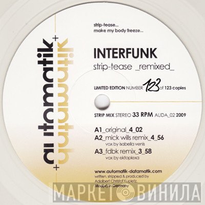 Interfunk  - Strip-Tease Remixed
