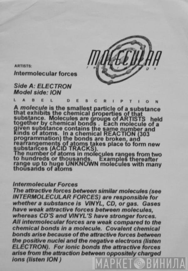 Intermolecular Forces - Electron / Ion