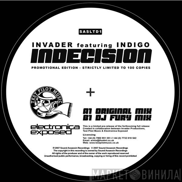 Invader Featuring Indigo   - Indecision