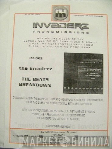 Invaderz - The Beats / Breakdown
