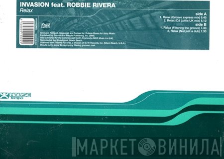 Invasion  Feat. Robbie Rivera  - Relax