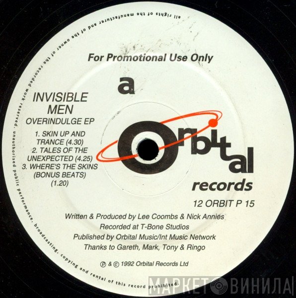 Invisible Men - Overindulge EP