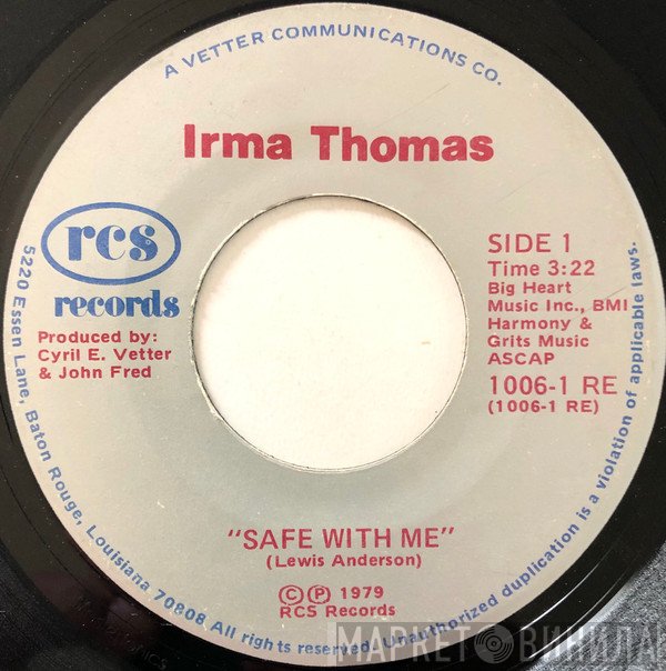 Irma Thomas  - Safe With Me