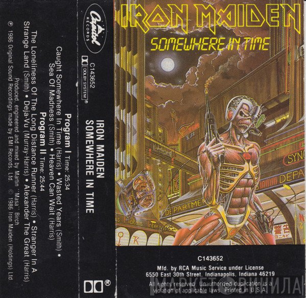 Iron Maiden  - Somewhere In Time