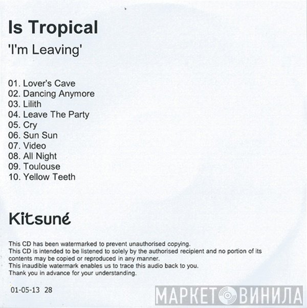 Is Tropical - I'm Leaving