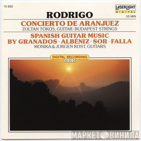 Isaac Albéniz, Manuel De Falla, Enrique Granados, Joaquín Rodrigo, Fernando Sor, Budapest Strings, Bela Banfalvi, Zoltan Tokos, Monika Rost, Jürgen Rost - Concierto De Aranjuez