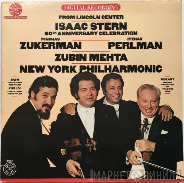 Isaac Stern, Pinchas Zukerman, Itzhak Perlman, Zubin Mehta, The New York Philharmonic Orchestra - Isaac Stern 60th Anniversary Celebration From Lincoln Center