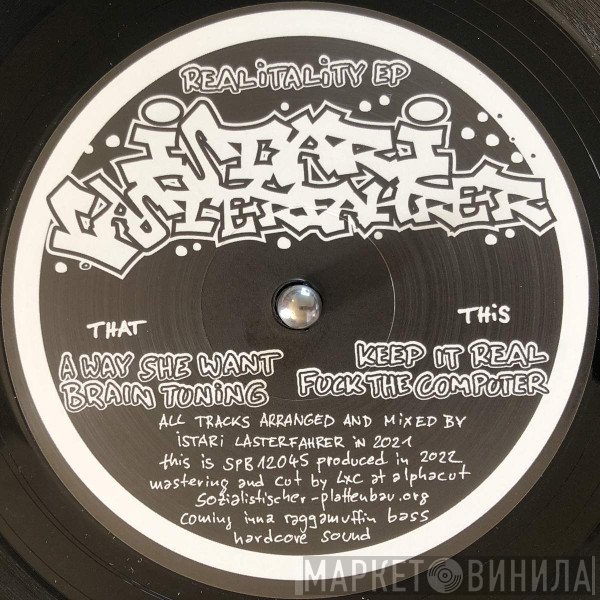 Istari Lasterfahrer - Realitality EP - Dubcore Volume 23