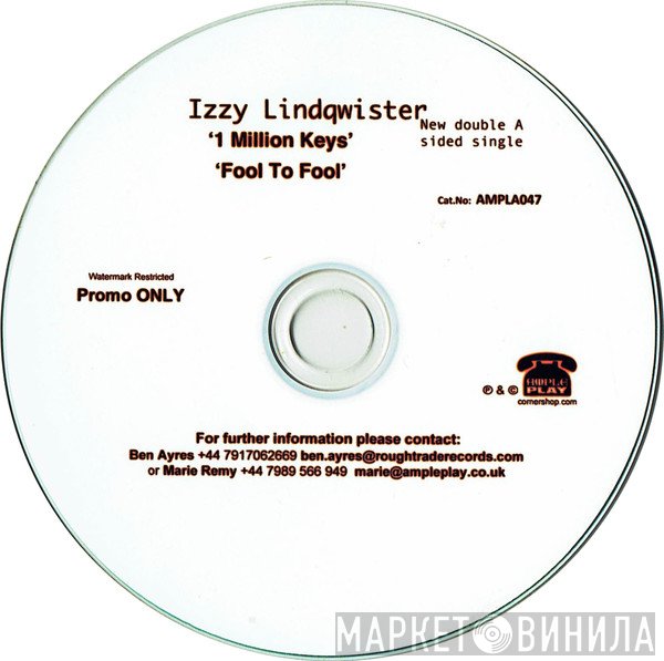 Izzy Lindqwister - 1 Million Keys / Fool To Fool