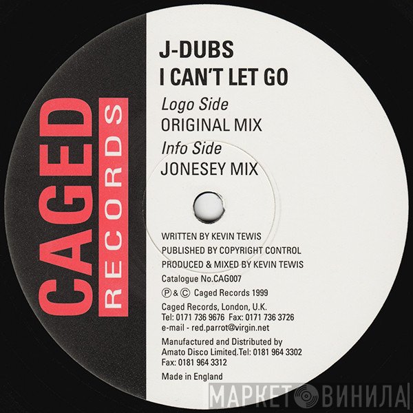 J-Dubs - I Can't Let Go