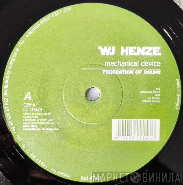 Jörg Henze  - Mechanical Device