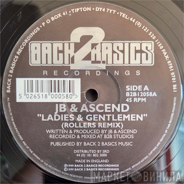 JB & Asend - Ladies & Gentlemen (Remix) / The Flow