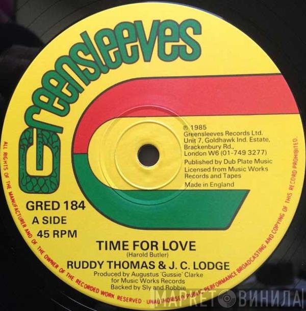 JC Lodge, Ruddy Thomas - Time For Love / In The Summer Time