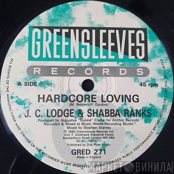JC Lodge / Shabba Ranks  - Hardcore Loving