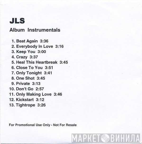 JLS   - Album Instrumentals
