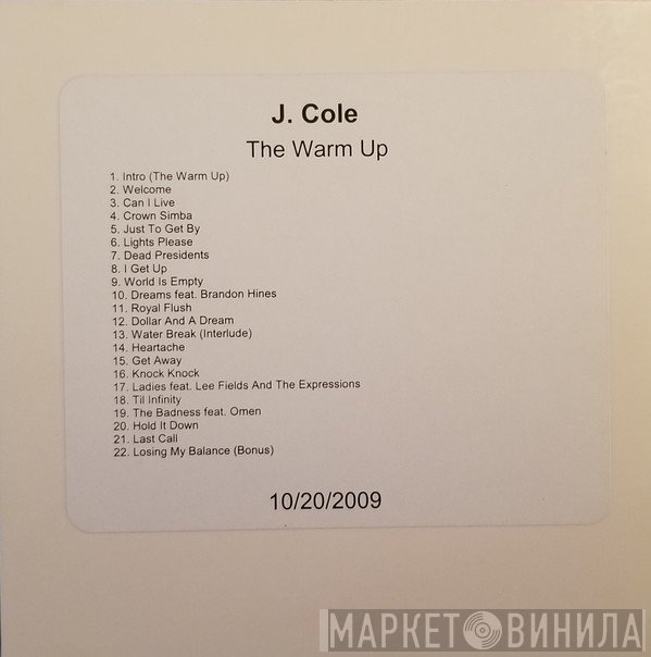 J. Cole  - The Warm Up