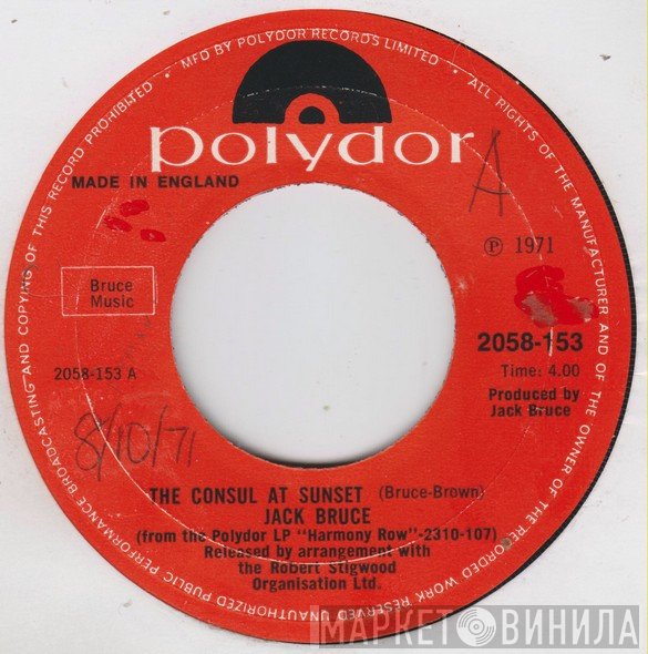 Jack Bruce - The Consul At Sunset