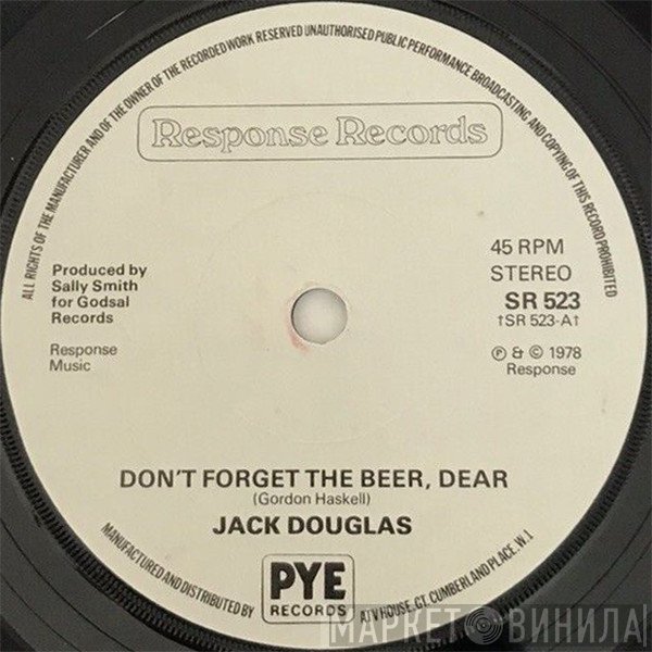 Jack Douglas  - Don't Forget The Beer, Dear