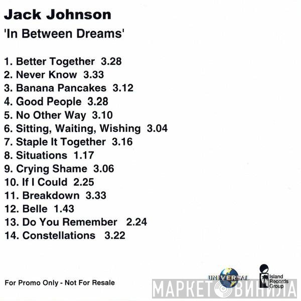 Jack Johnson - In Between Dreams