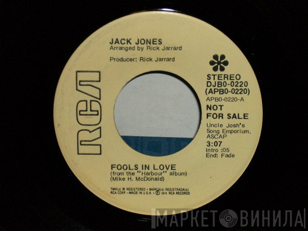 Jack Jones  - Fools In Love