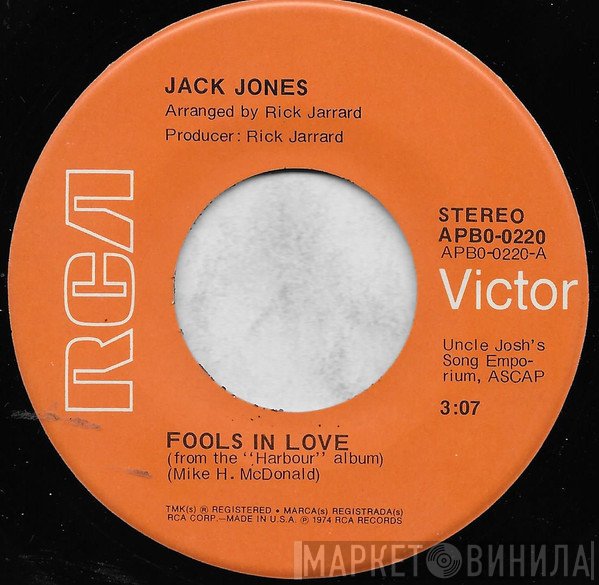 Jack Jones  - Fools In Love