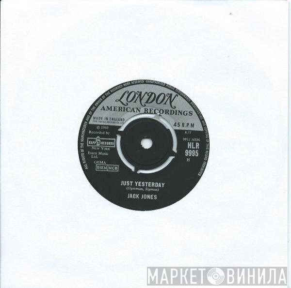 Jack Jones  - Just Yesterday