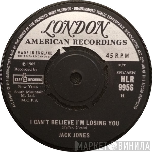 Jack Jones - The Race Is On