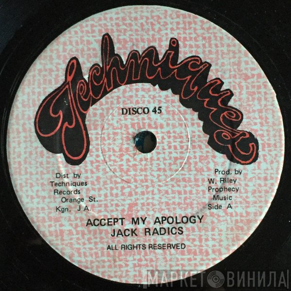 Jack Radics, Red Dragon - Accept My Apology / Yu Body Good