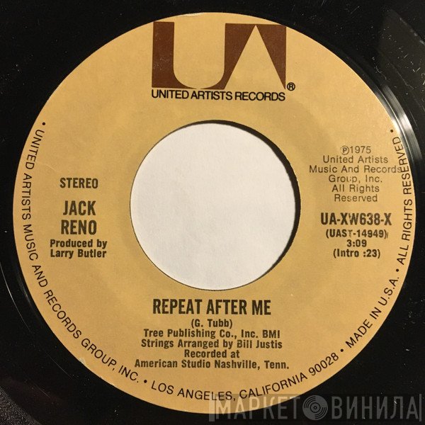 Jack Reno  - Repeat After Me