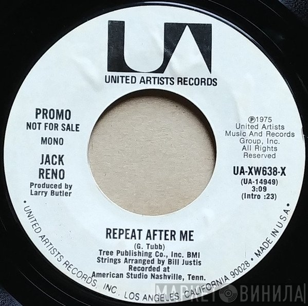 Jack Reno  - Repeat After Me