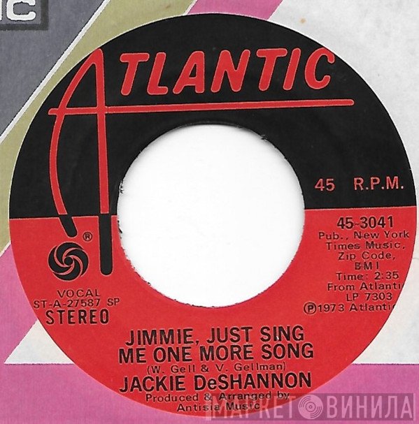 Jackie DeShannon - Jimmie, Just Sing Me One More Song