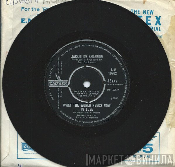 Jackie DeShannon - What The World Needs Now Is Love / It's Love Baby (24 Hours A Day)