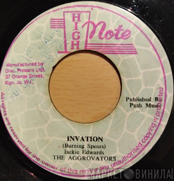 Jackie Edwards, The Aggrovators  - Invation