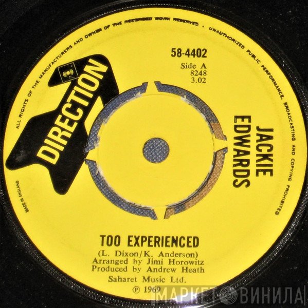 Jackie Edwards  - Too Experienced