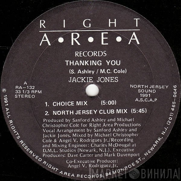 Jackie Jones - Thanking You