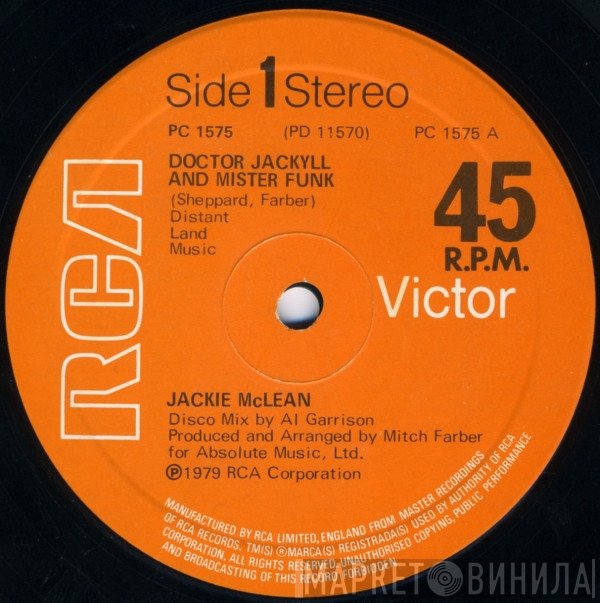 Jackie McLean - Doctor Jackyll And Mister Funk