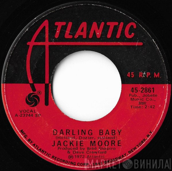 Jackie Moore  - Darling Baby / Something In A Look