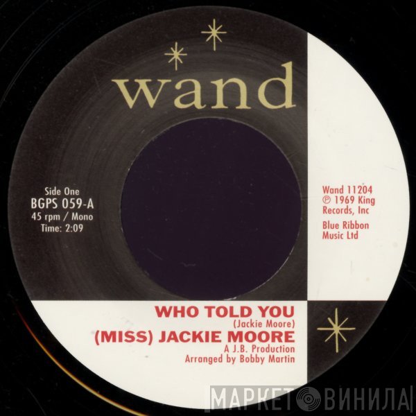 Jackie Moore - Who Told You / The Same Change