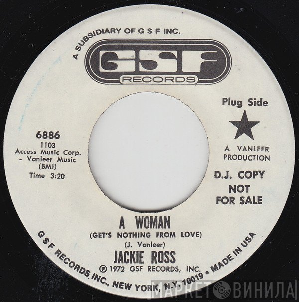 Jackie Ross - A Woman (Get's Nothing From Love)