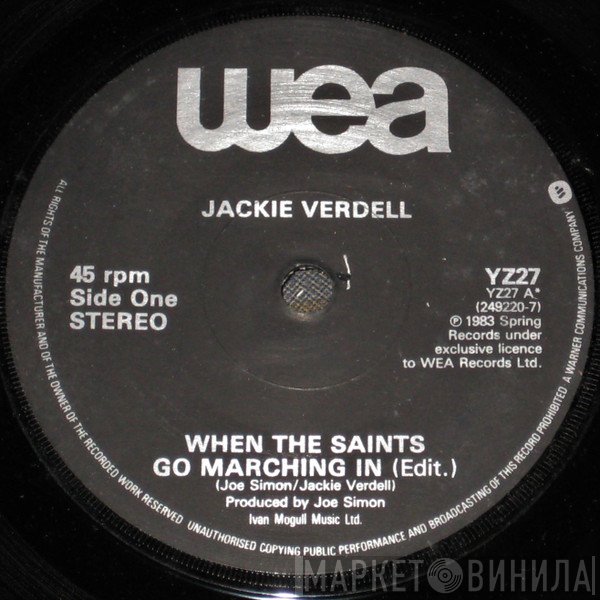 Jackie Verdell - When The Saints Go Marching In / Can I Get  A Witness
