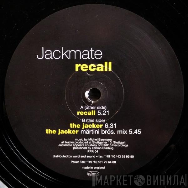 Jackmate  - Recall