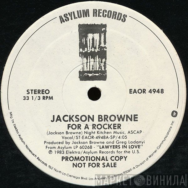 Jackson Browne  - For A Rocker