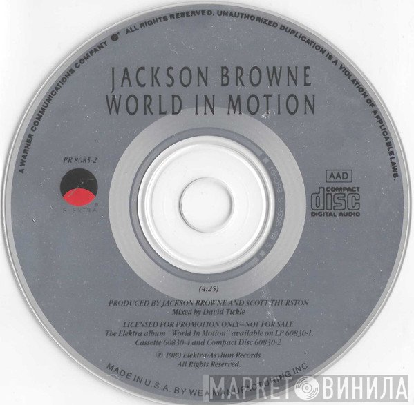 Jackson Browne  - World In Motion
