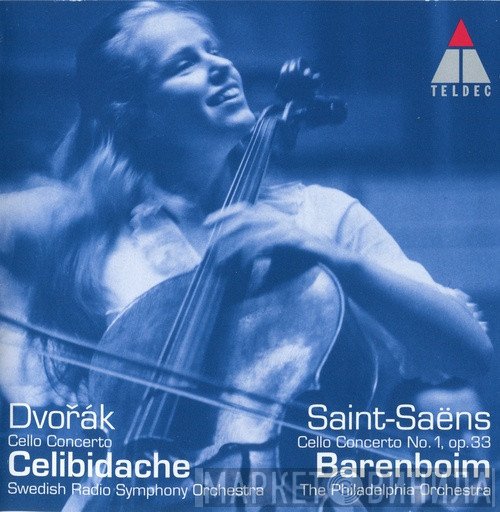 Jacqueline Du Pré, Camille Saint-Saëns, Antonín Dvořák, Daniel Barenboim, The Philadelphia Orchestra, Sveriges Radios Symfoniorkester  - Cello Concertos