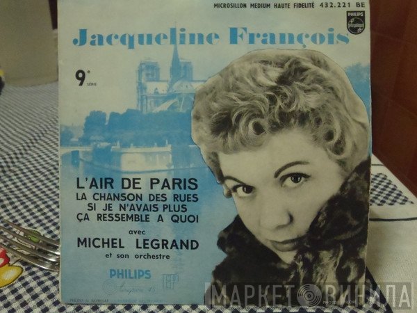 Jacqueline François, Michel Legrand Et Son Orchestre - 9e Série - L'air De Paris