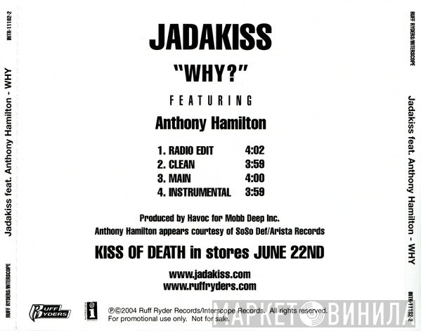 Jadakiss Featuring Anthony Hamilton  - Why?